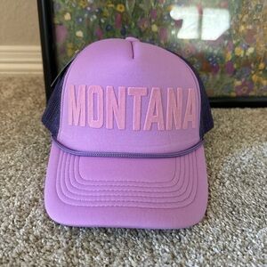 Purple and Pink Montana Trucker Hat